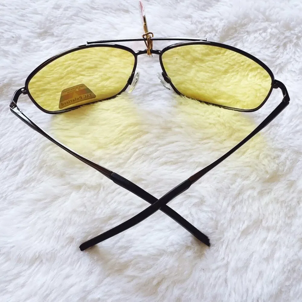 Oscar Black Aviator Sunglasses